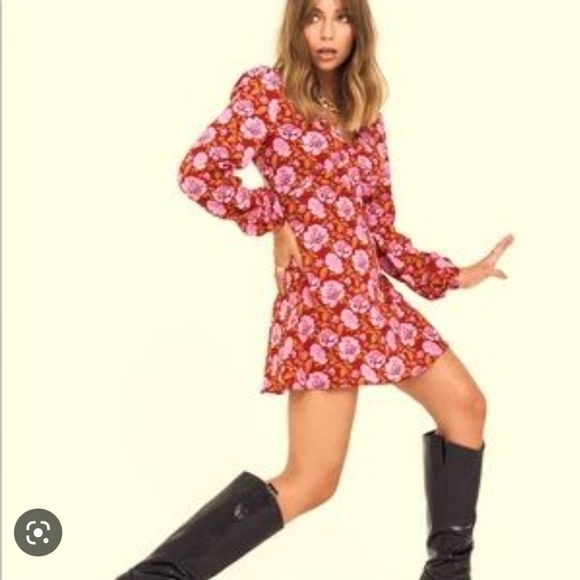 Nasty Gal "Groove is in the Heart" Floral Mini Dress - Picture 1 of 5